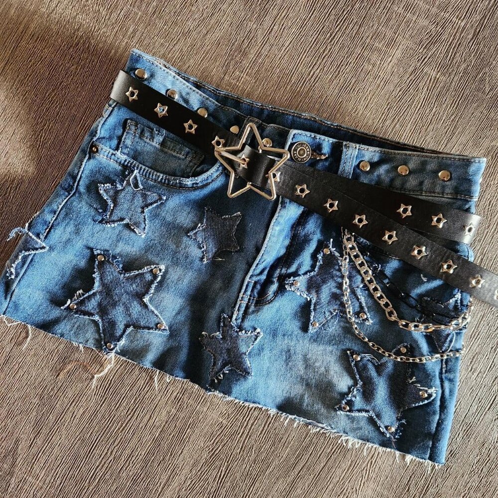 Star queen skirt upcycled
